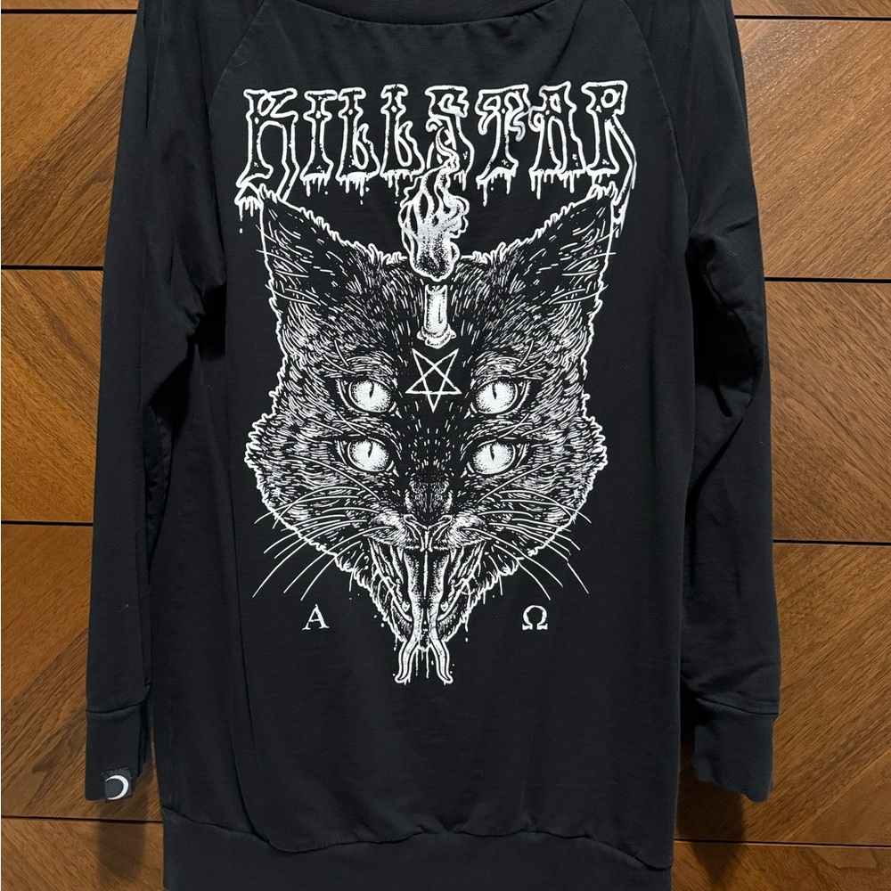 Killstar Black Graphic Sweatshirt